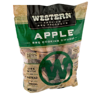 Western Apple Smoking Wood Chunks - Made in the USA - 28084