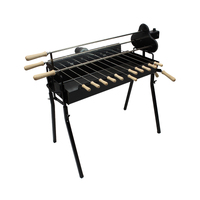 Cyprus Grill Deluxe Auto (Black) Souvla Package Deal with 20kg Variable Speed Motor - CG-0704B