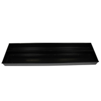 Big Spit Charcoal Pan / Tray - With Split Charcoal and Drip Section for 1.5m BBQ Spit