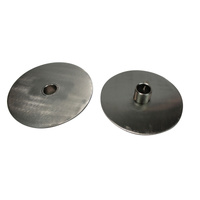 Gyro Yeros Plates (Set of 2) 3mm Stainless Steel to Suit 22mm Round Skewer, 15cm Diameter Round- GP-3076