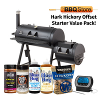 Hark Hickory Pit Offset Smoker Starter Value Pack - HK0537-DEAL23