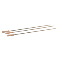 Cyprus Grill Large 8mm Square Skewers x 76cm Long (Set of 3) - LS-2201B