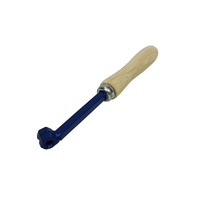 Height adjuster Nut with long lever (Blue) with Wooden Handle