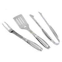 3 Piece Stainless Steel BBQ Tools Set "V8" - MAN-V8