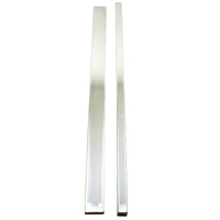 75cm Upright Pillars Stainless Steel - (Set of 2)