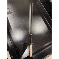 Cyprus Grill S/S 3 Prong Skewer with rotor 4mm Thick (for 50cm wide BBQ) - PSS-1052
