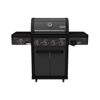 Coleman Revolution 4 Burner BBQ With Side Burner - Black Matte - REV4BMA