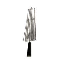 Cyprus Grill Stainless Rotating Cage - Black Handle- RG-1208