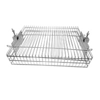Outdoor Magic Stainless Steel Spit Grill Multi-Use Basket for Large Spit Rotisseries - SB4130SS