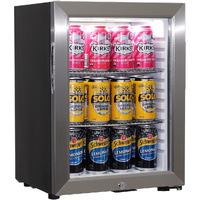 Schmick Glass Door Mini Bar Accommodation Fridge Quiet Running With Shallow Depth Model SK40-SS