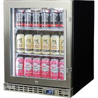 Schmick Quiet Running Front Venting Under Bench Heated Glass Door Bar Fridge Model SK86L-HD