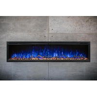 Modern Flames Spectrum 74"  Slimline With Log Set - SPS-74B/AUS
