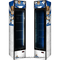 Bulldogs Branded Skinny Upright Bar Fridge