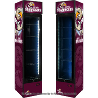 Sea Eagles Branded Skinny Upright Bar Fridge