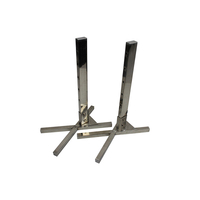 Heavy Duty Stainless Steel Tripod BBQ Rotisserie Spit System - Tripod Pillars & Base from The BBQ Store - TBR-3068