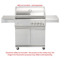 CROSSRAY  Infrared 4 Burners BBQ Trolley Only– TCR4-TROLLEY