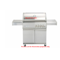 CROSSRAY Infrared 4 Burners BBQ Trolley Only - TCR4-TROLLEY