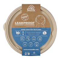 Eco SouLife Harvest Leakproof Container 10PC Pack - 1000mL Round