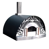 Portable pizza and gourmet oven My-Fiamma Midnight black (Trolley stand not included)- oven-fiamma-b