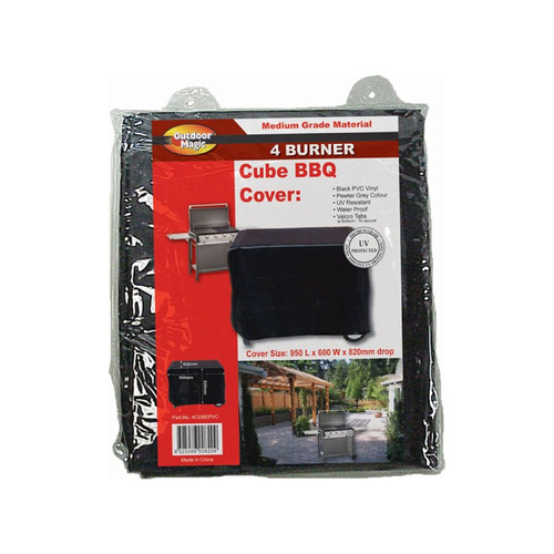 Outdoor Magic - Small Flat Top BBQ - 4CUBEPVC