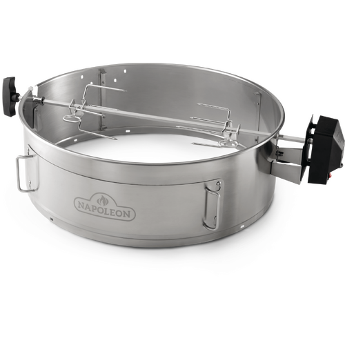 Napoleon Charcoal Kettle Pizza Oven and Rotisserie Kit for 57cm Kettle BBQ’s  - 69224