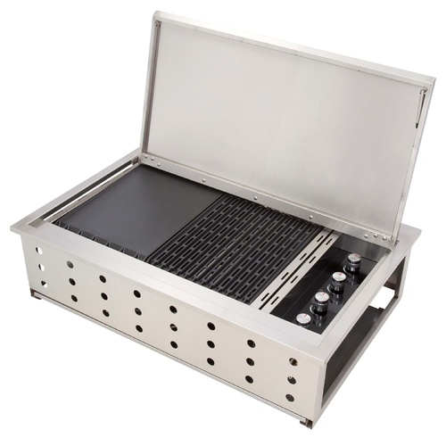 Gasmate Orion S/S 4B Flush Mount Drop In BBQ  - Natural Gas