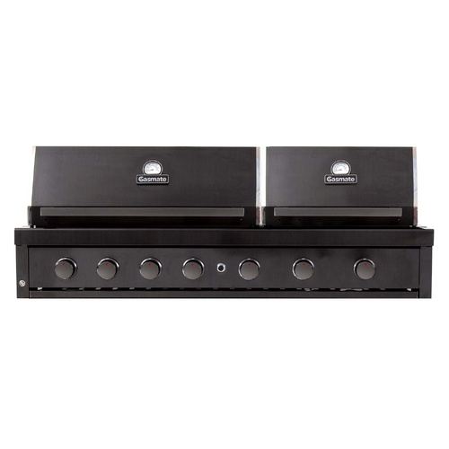 Gasmate NOVA Graphite 6 Burner Twin Hood Built-In BBQ - BQ2092B