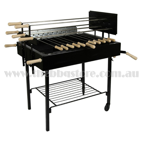 Cyprus Grill Heavy Duty 5 Spits Rotisserie Souvla Package Deal with 2 x 20kg Variable Speed Motor