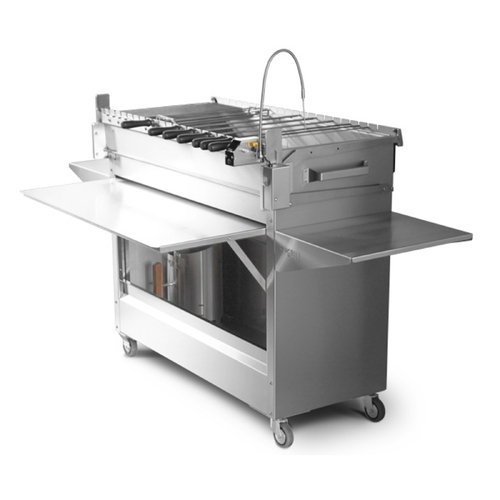 myGRILL Chef SMART Medium with Stainless Steel Cart - Ultimate Package PLUS