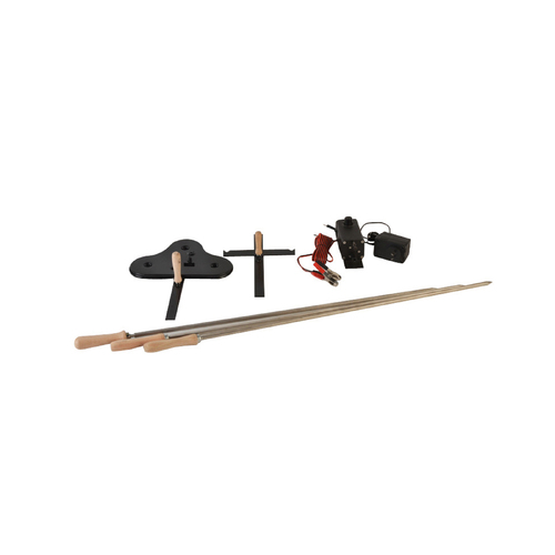 DIY Cyprus Grill Large Skewer Gear Set with 3 Skewers and 20kgs Capacity 12v/240V Variable Speed Motor Package Deal - DIY-CGKIT-VAR