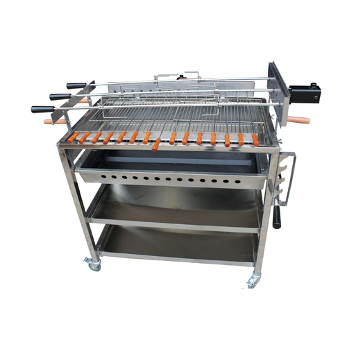 2020 Extra Large Cyprus Grill BBQ Rotisserie with 2 x Variable Speed motors - EB-W02B