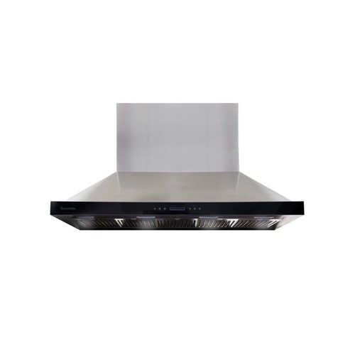 Gasmate Outdoor BBQ Rangehood, Blk Glass Touch Control Panel, R/Control - 1500mm GR1500