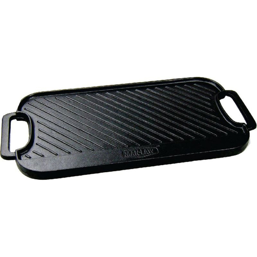 Man Law Cast Iron Reversible Griddle - Flat on one side and ribbed on the reverse (MAN-CG1)