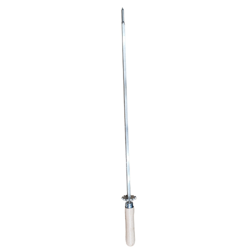Cyprus Grill Giant Chain Driven Large 66cm Long x 8mm Thick Stainless Steel Skewer with Gear Cog - PSS-1066