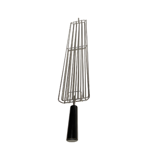 Cyprus Grill Stainless Rotating Cage - Black Handle- RG-1208