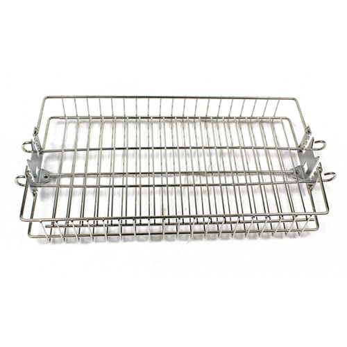 Cyprus Grill Stainless Steel Rotisserie Spit Basket 35cm x 19cm x 5.5cm - SSBB-3519