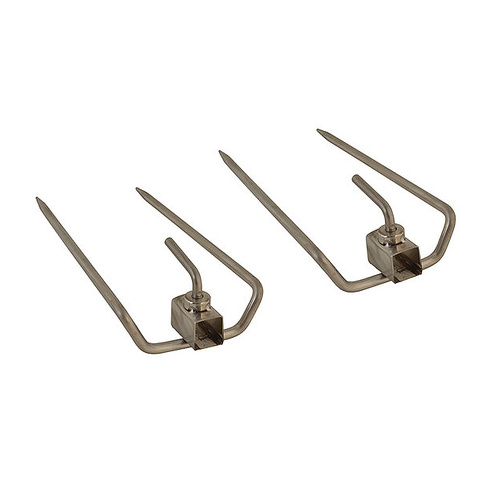 Long 2 Prong Forks Stainless Steel (Set of 2) suit Square Skewer up to 19.5mm x 19.5mm