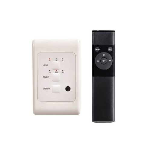 HEATSTRIP Controller Suitable For Electric Heaters, with timer and temperature setting and remote - TT-MTM